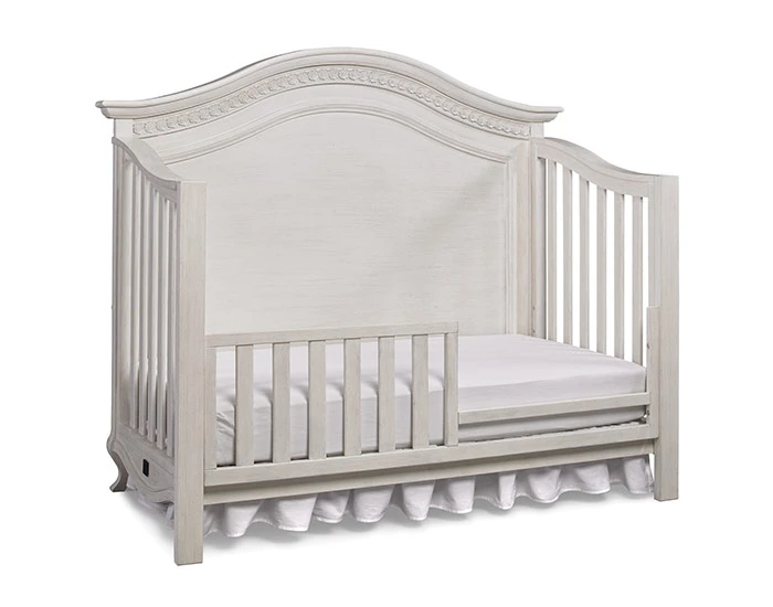 ba-toddler-crib-home BelAmore Toddler Crib White Willow